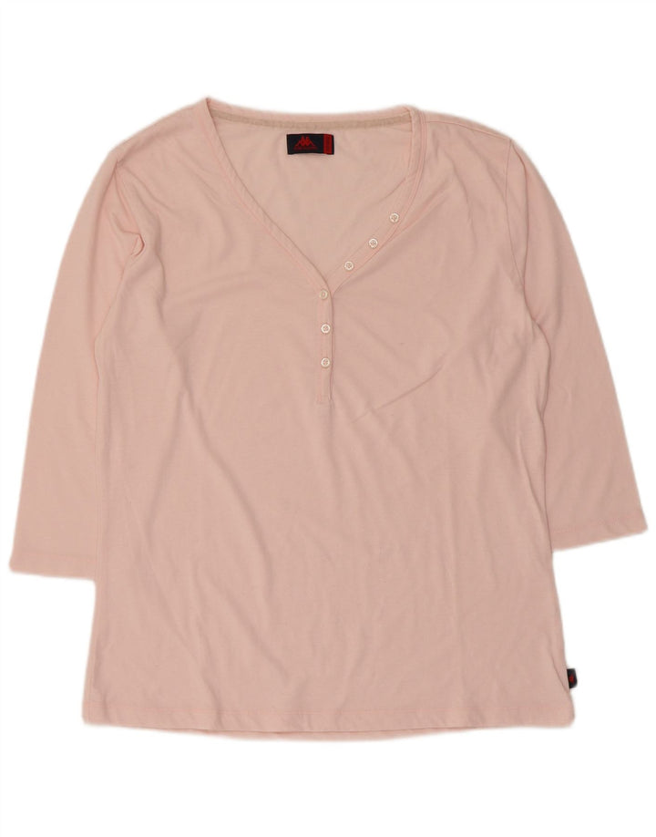 Kappa Dame Top 3/4 ærme UK 20 2XL Pink