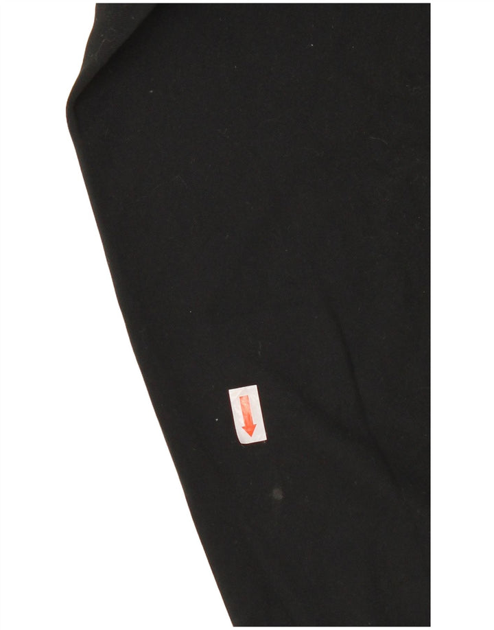 Nike Herre Dri Fit Pullover med lynlås-hals Træningsdragt Top Stor Sort Colourblock