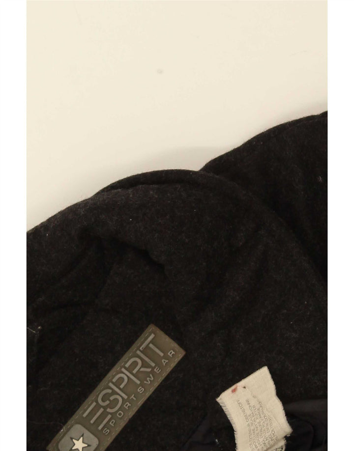 Esprit Dame Oversized Polstret Jakke UK 10 Small Black Nylon