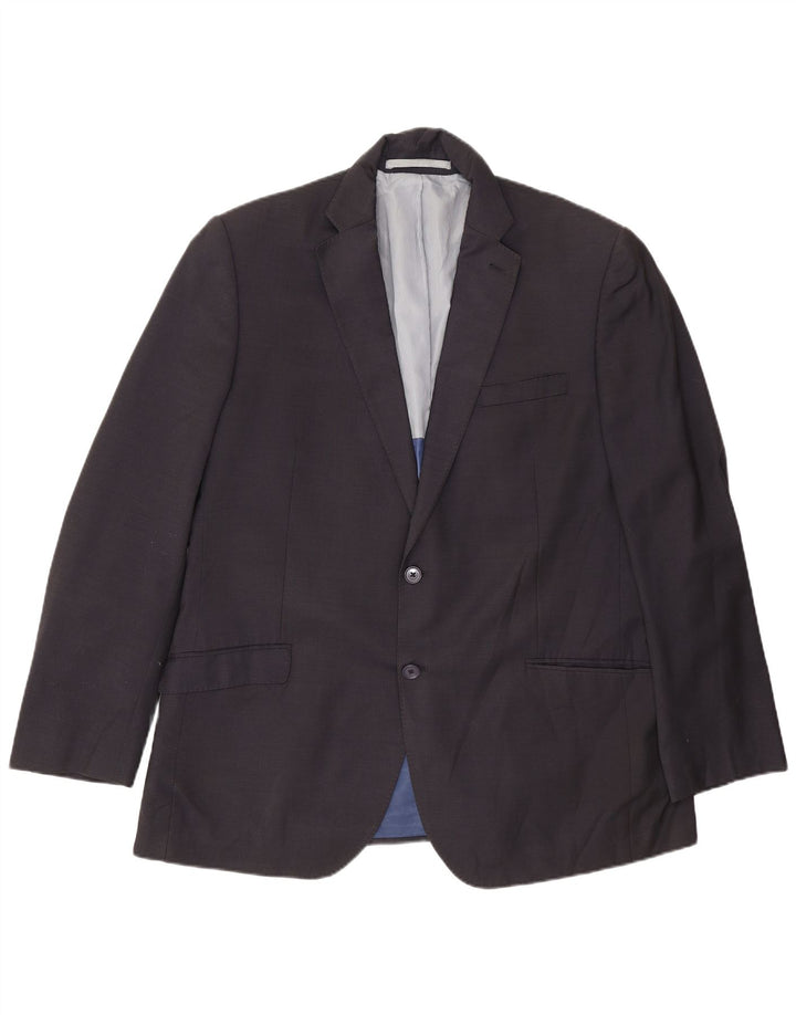Marks & Spencer Herre 2-knaps Regular Fit Blazer-jakke EU 54 XL Marineblå