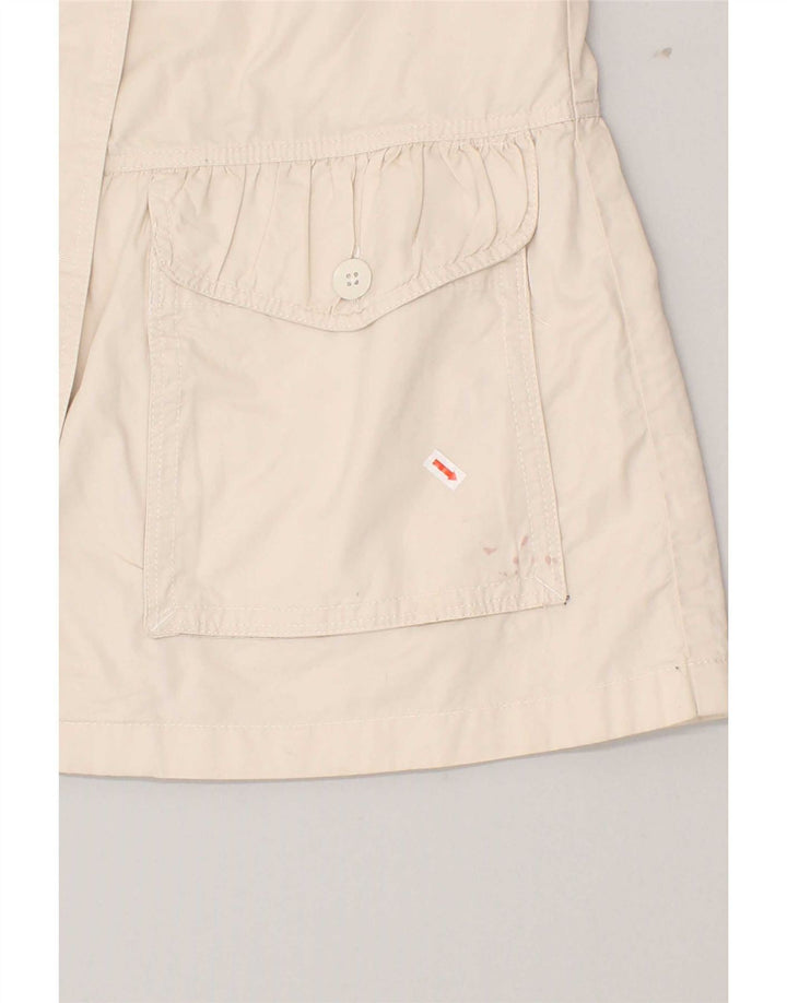 GAP Womens Hooded Overcoat UK 10 Small Beige Cotton Vintage Gap and Second-Hand Gap from Messina Hembry 