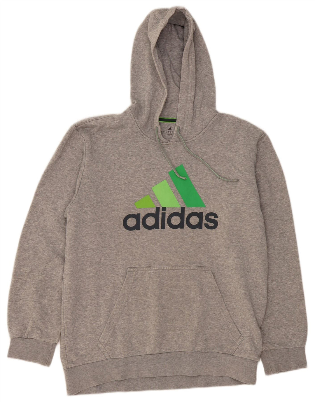 Adidas Grafisk hættetrøje til mænd mellemgrå
