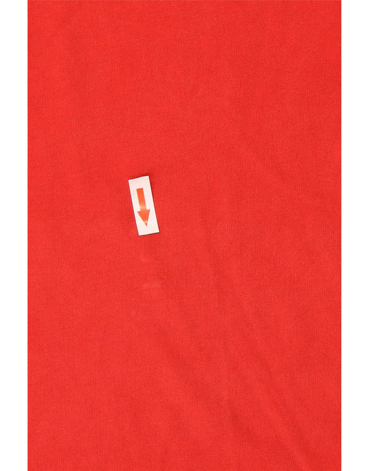 Nike T-shirt top til mænd, stor rød bomuld