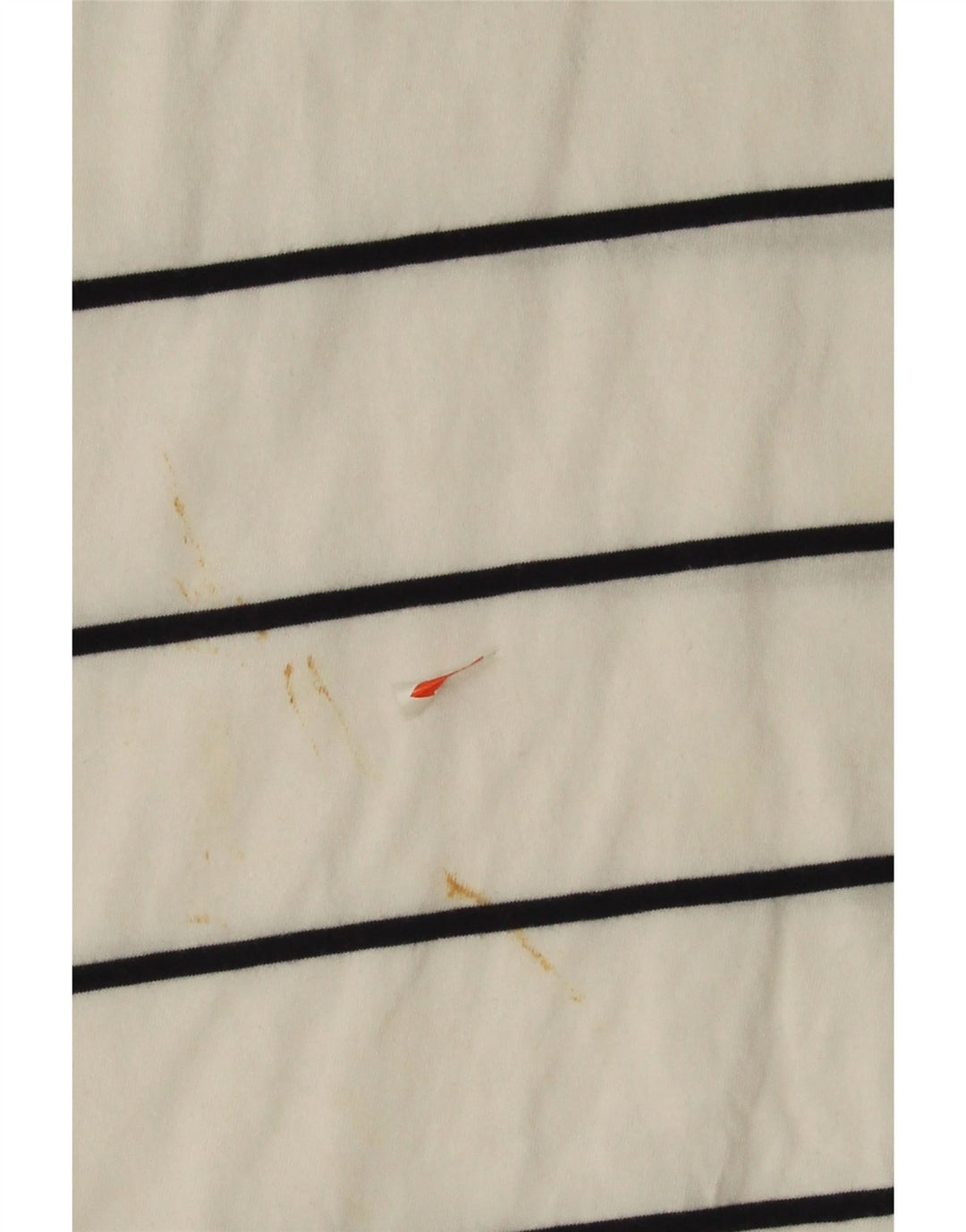 GANT Mens T-Shirt Top XL White Striped Cotton Vintage Gant and Second-Hand Gant from Messina Hembry 