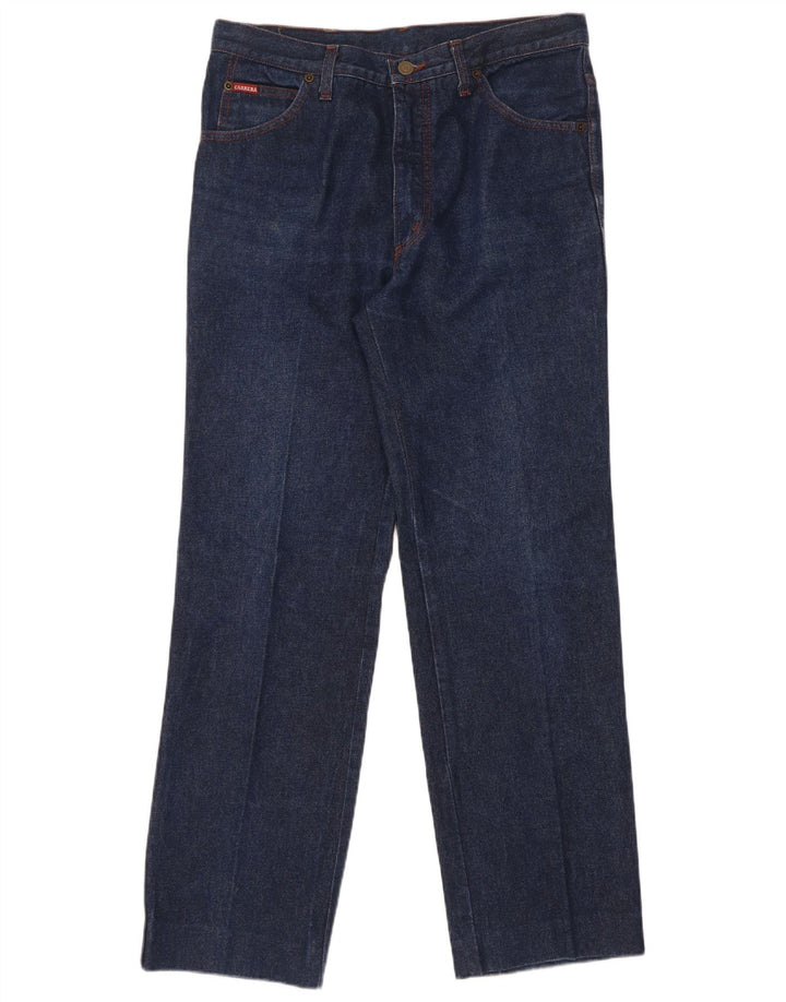 Carrera Straight Jeans til mænd W34 L31 Marineblå bomuld