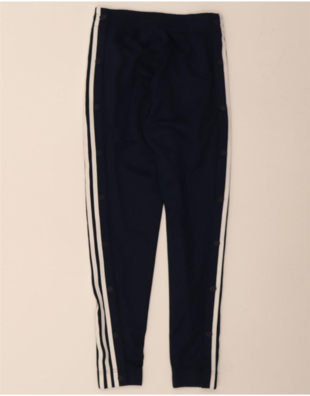 ADIDAS Womens Tracksuit Trousers UK 6 XS  Navy Blue Polyester