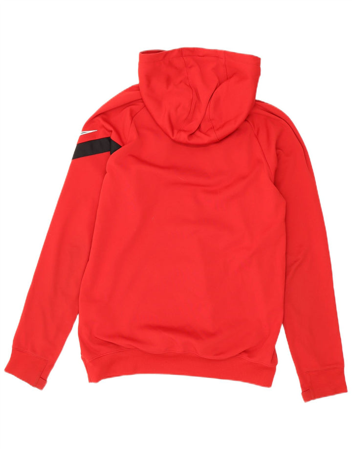 Nike Slim Fit hættetrøje til mænd, lille rød Colourblock Polyester