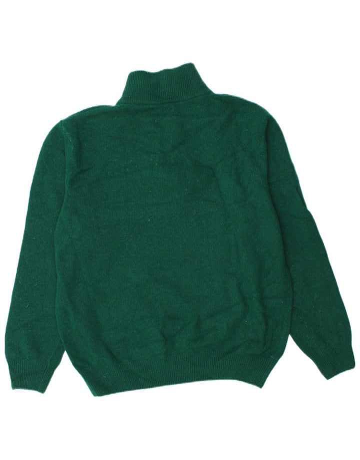 Kappa Herre Zip Neck Jumper Sweater Large Green