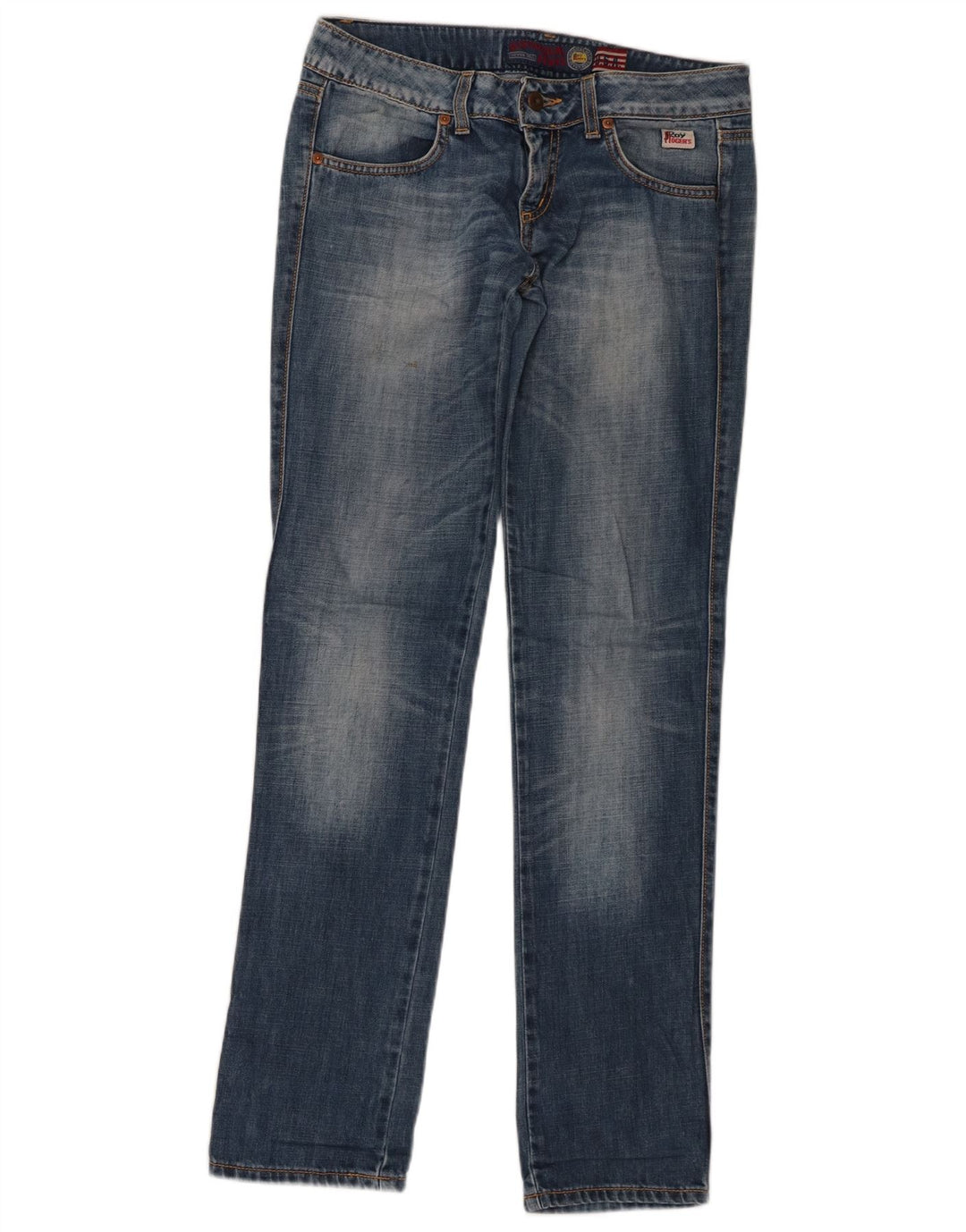 Roy Rogers lige jeans til kvinder W28 L33 blå bomuld