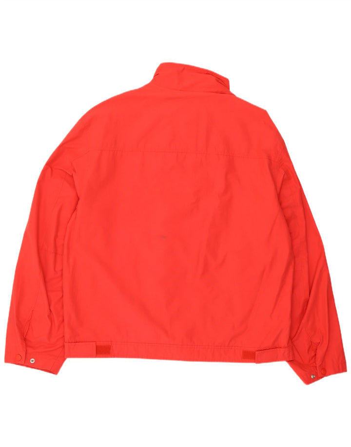 Zara Herre Bomber Jacket UK 42 XL Rød Nylon