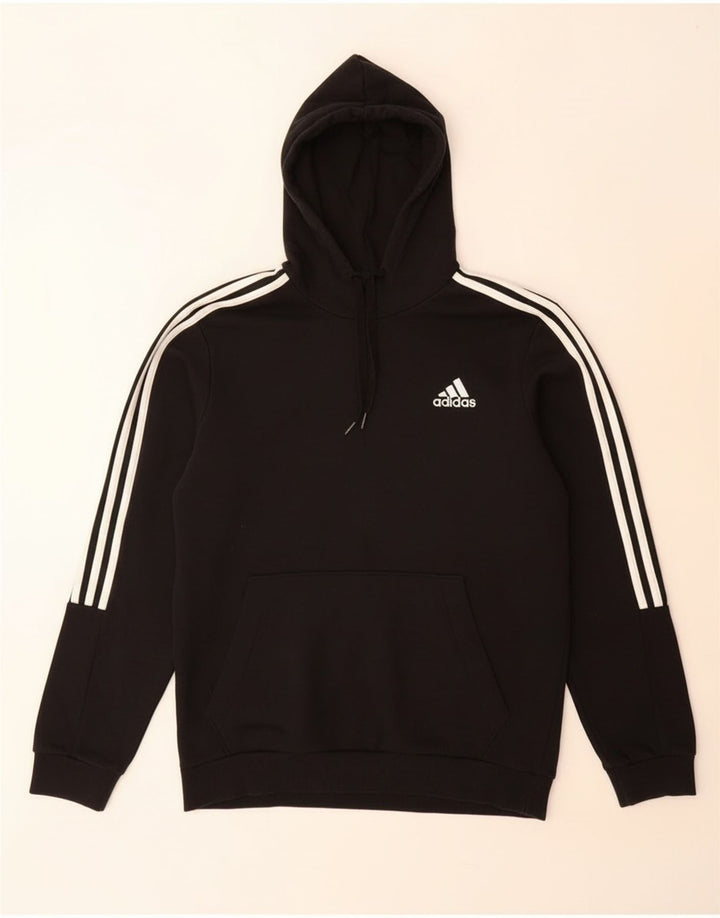 Adidas Herre hættetrøje Jumper Medium Sort Bomuld