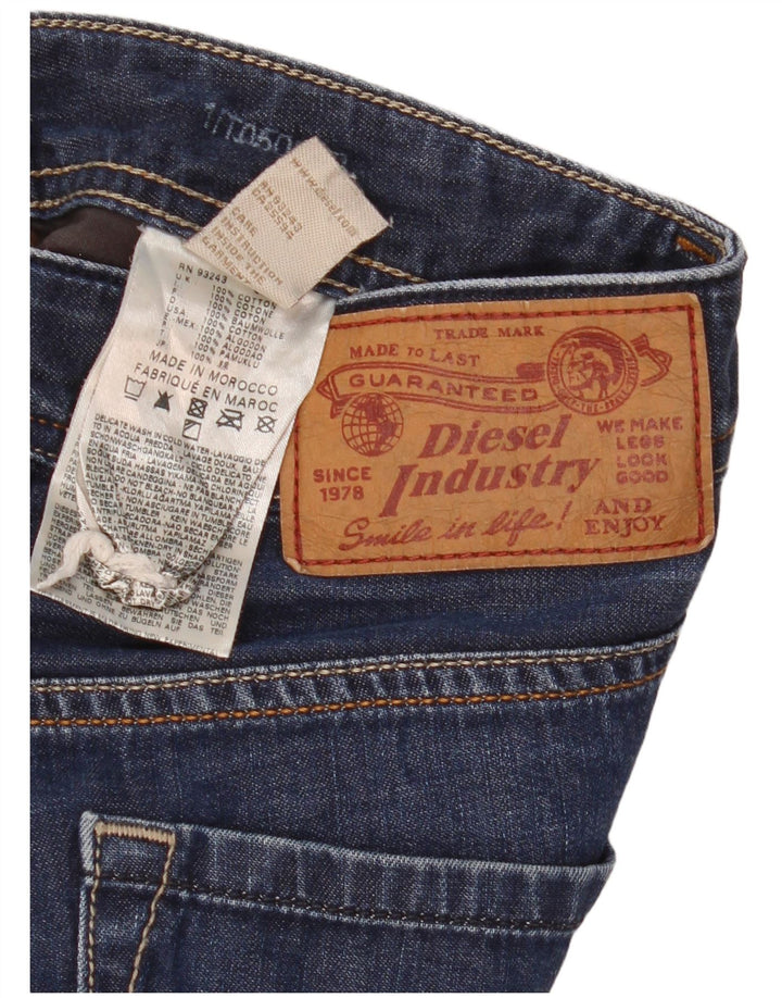 Diesel Herre Larkee Straight Regular Denim Shorts W30 Medium Navy Blue