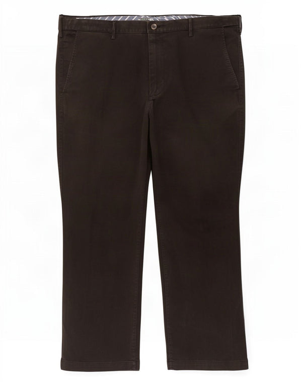 Marks & Spencer Herre Tapered Chino Bukser W42 L29 Sort Bomuld