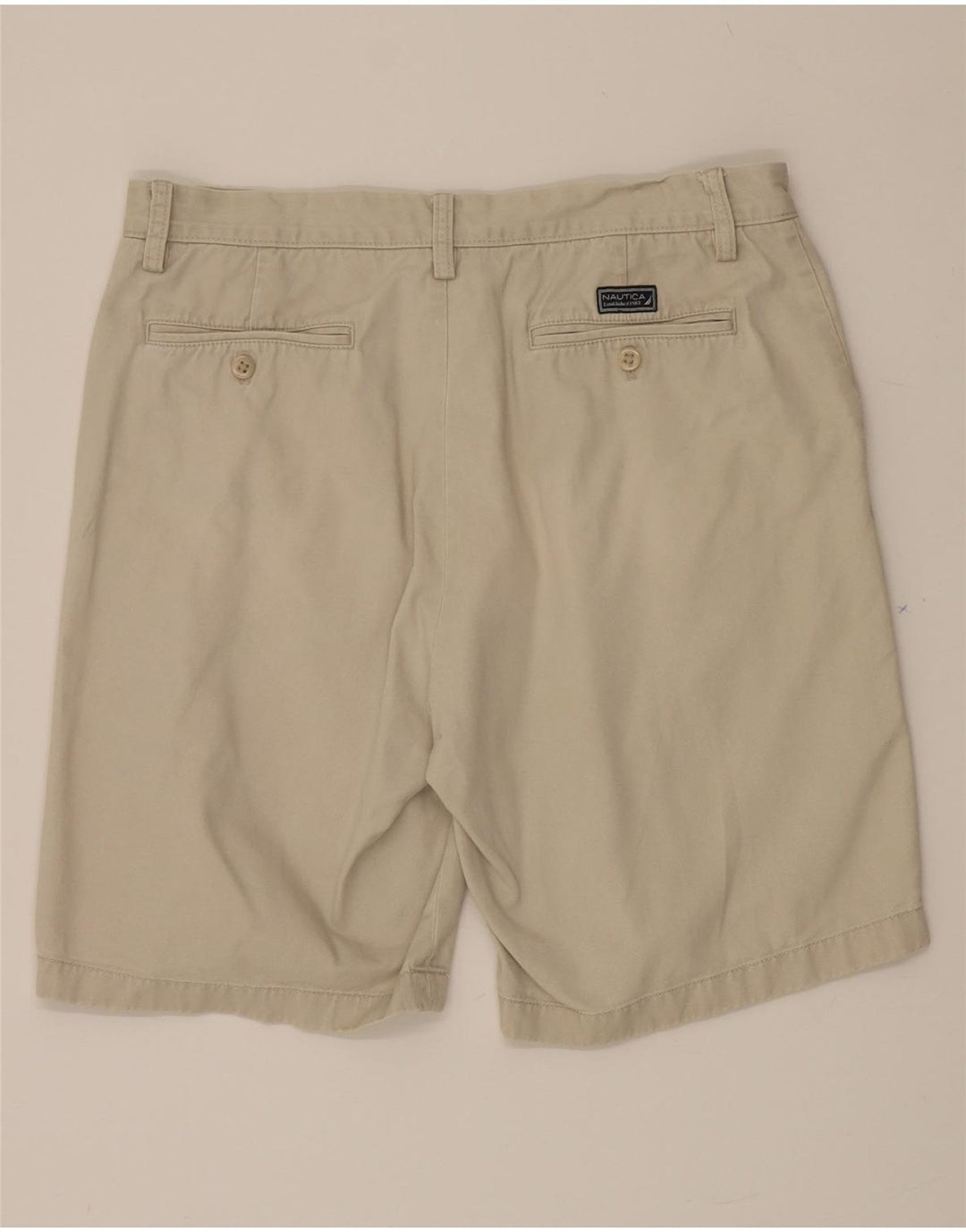 NAUTICA Mens Chino Shorts W34 Large Grey Cotton Vintage Nautica and Second-Hand Nautica from Messina Hembry 