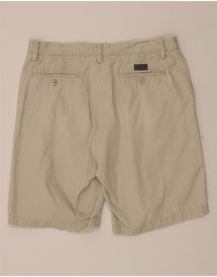NAUTICA Mens Chino Shorts W34 Large Grey Cotton Vintage Nautica and Second-Hand Nautica from Messina Hembry 