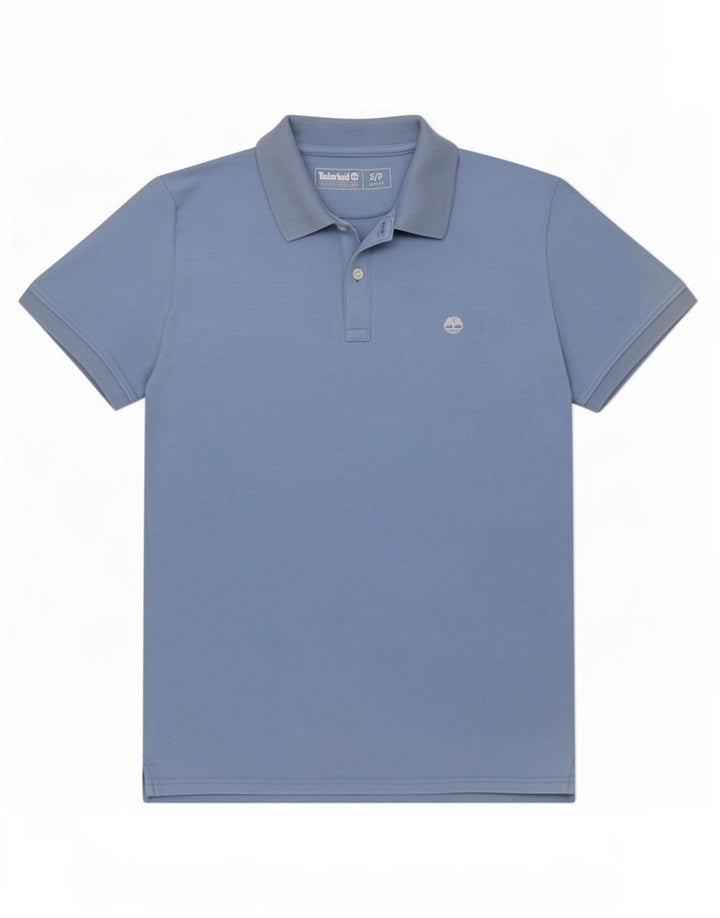 Timberland Herre Slim Fit Polo Shirt Lille Blå
