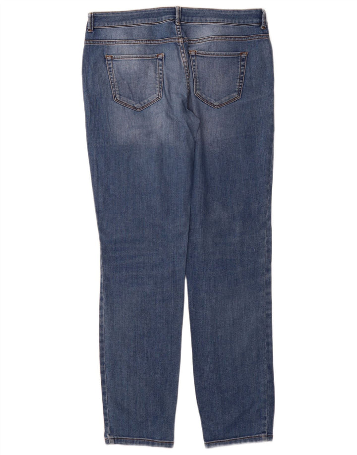 Massimo Dutti Dame Slim Jeans EU 40 Medium W30 L32 Blå Bomuld