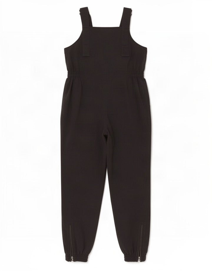 Campri Herre Dungarees Skibukser Stor sort nylon