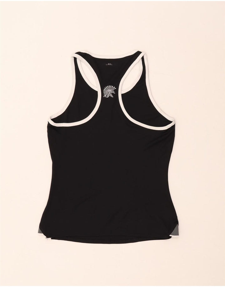 Adidas Dame Dri Fit Vest Top UK 8/10 Small Black Polyester
