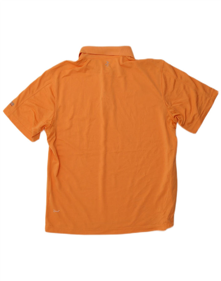 IZOD Poloskjorte til mænd Medium Orange Polyester