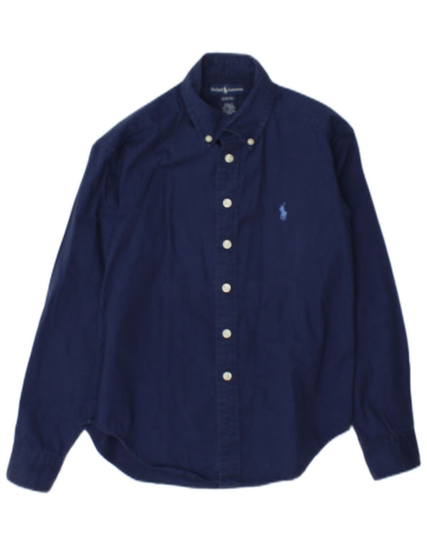 Ralph Lauren drengeskjorte 8-9 år lille marineblå bomuld