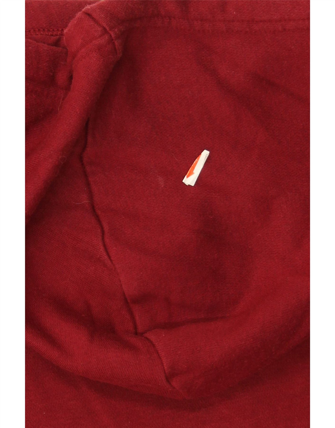 UNDER ARMOUR Mens Hoodie Jumper Medium Burgundy Cotton