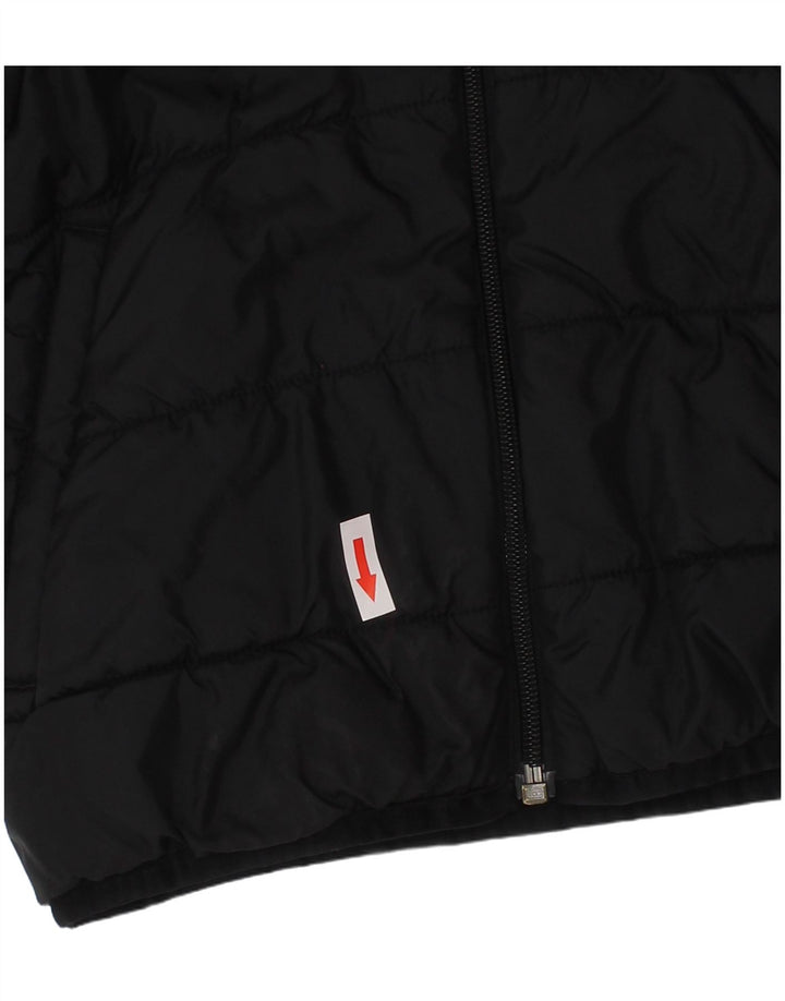 Adidas drenge hættejakke polstret 4-5 år sort polyester