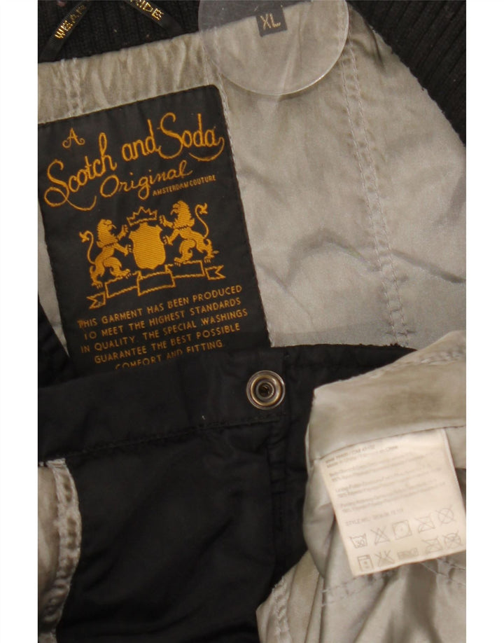 Scotch & Soda Herre Utility Jacket UK 42 XL Sort Nylon