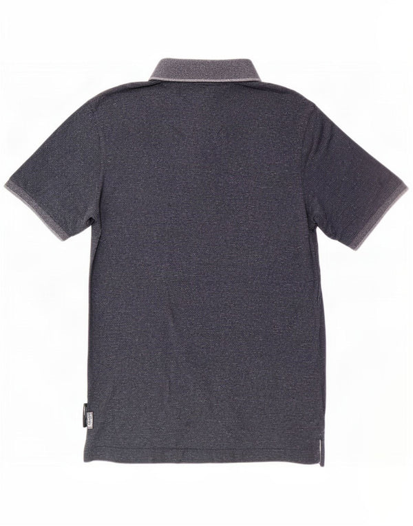 Superdry Poloshirt til mænd Stor marineblå flækket bomuld