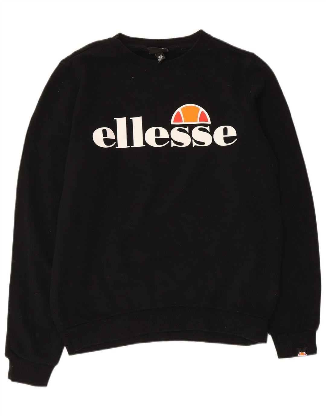 Ellesse Boys Grafisk Sweatshirt Jumper 13-14 År Sort Bomuld
