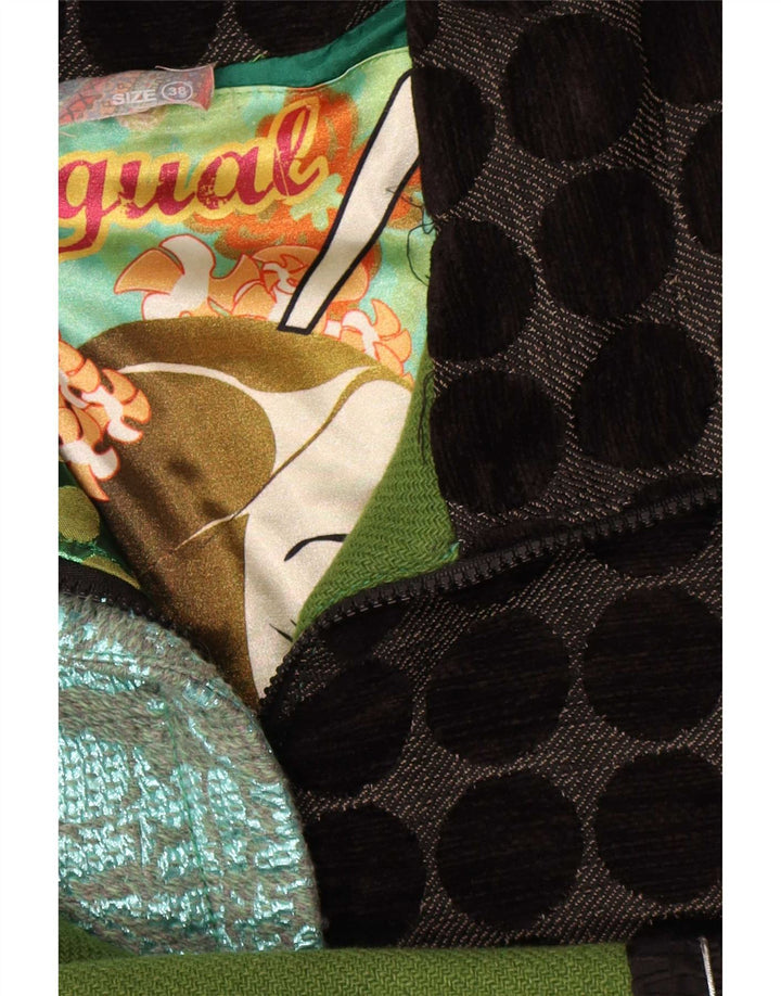 Desigual Dameoverfrakke EU 38 Medium Flerfarvet Patchwork