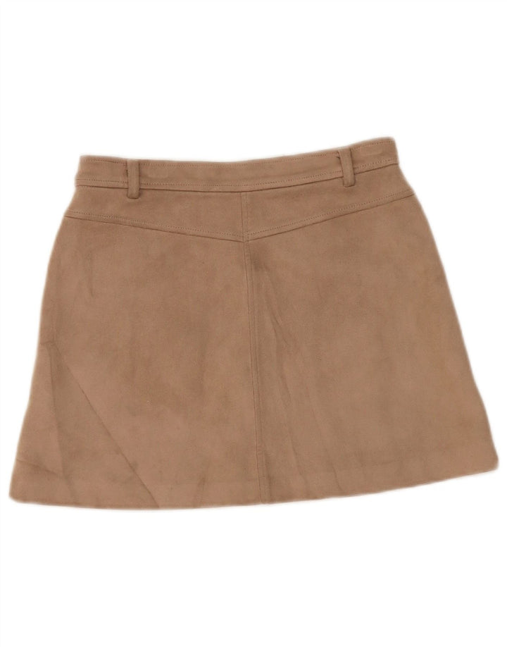 Zara Mini-nederdel til kvinder, lille W27 brun polyester