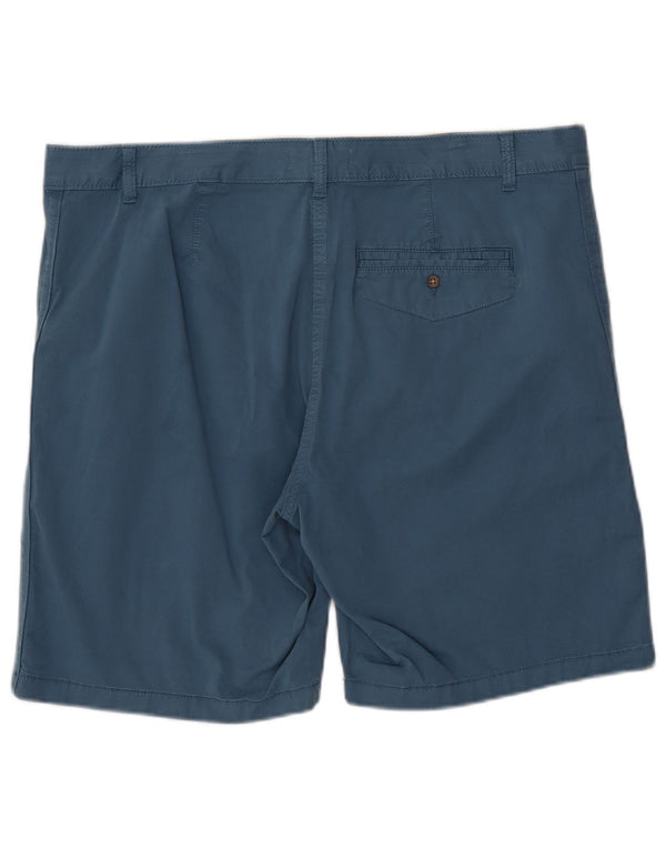 Marks & Spencer Chino Shorts til kvinder UK 18 XL W40 Blå Bomuld