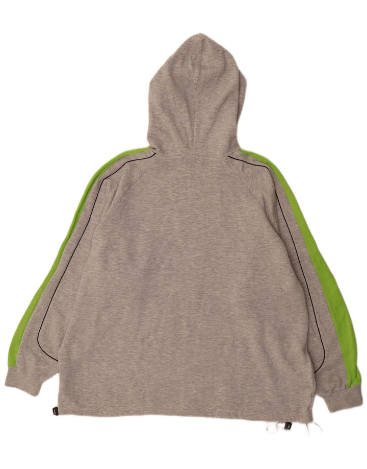 Umbro Herre grafisk hættetrøje XL Grå Colourblock Polyester