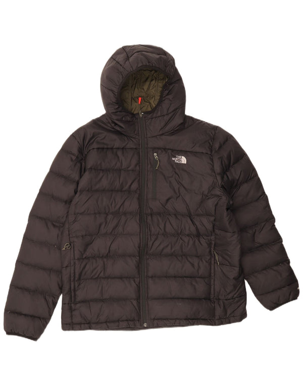 The North Face Herre hættepolstret jakke UK 44 2XL Sort Nylon