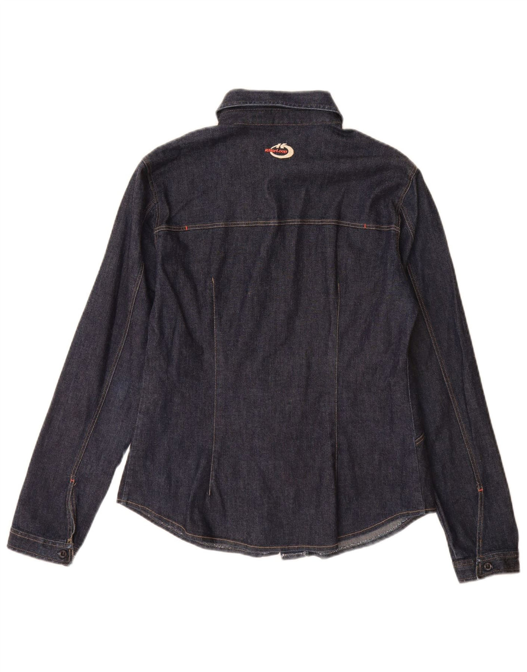 Killer Loop Dame Denim Shirt UK 8 Small Navy Blue