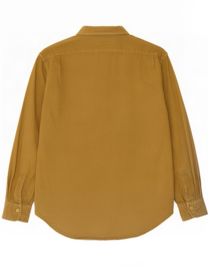 Henry Cottons Herre fløjlsskjorte str. 38 15 Medium Khaki