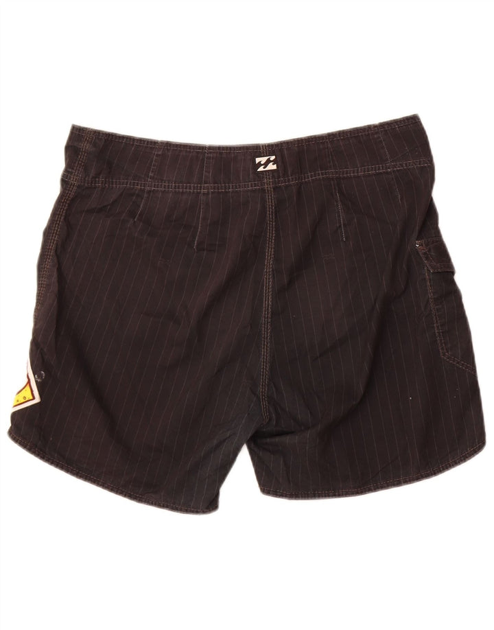 Billabong Herre grafiske svømmeshorts store sorte nålestribet polyester