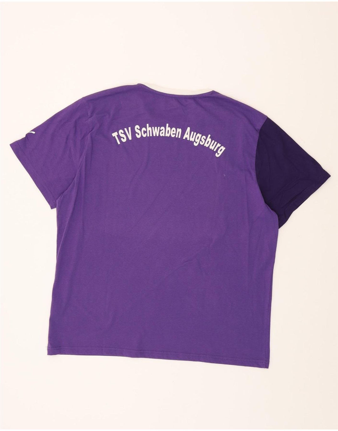 PUMA Herre grafisk T-shirt Top XL Lilla Colourblock Polyester