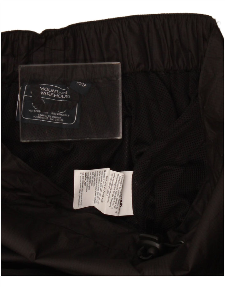 Mountain Warehouse Dame vandtætte bukser UK 6 XS Sort Polyester
