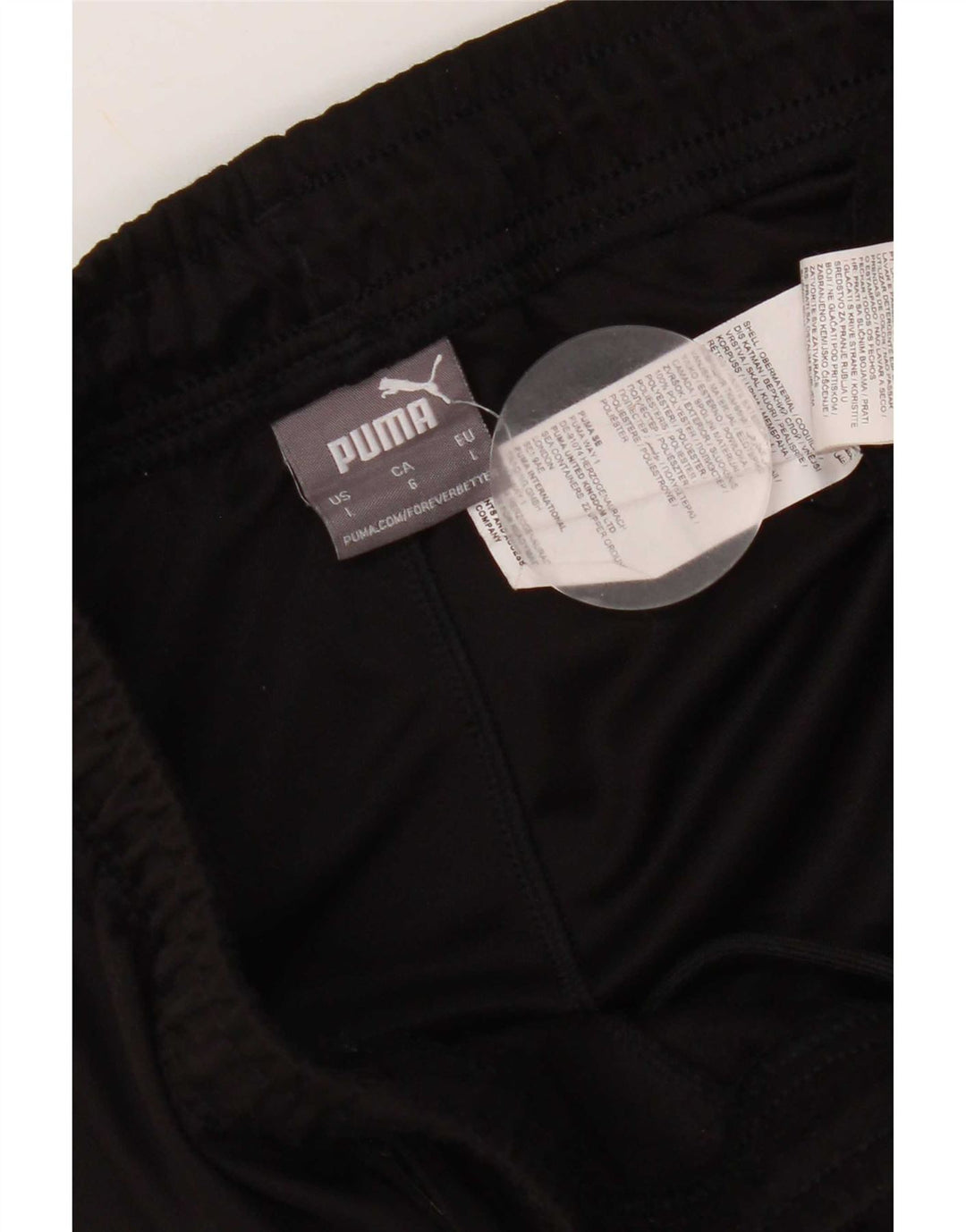 Puma Træningsdragt bukser til mænd Large Black Colourblock Polyester
