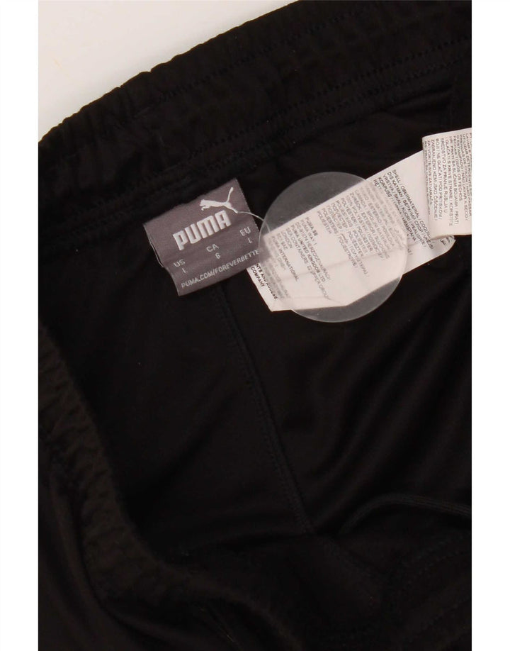Puma Træningsdragt bukser til mænd Large Black Colourblock Polyester
