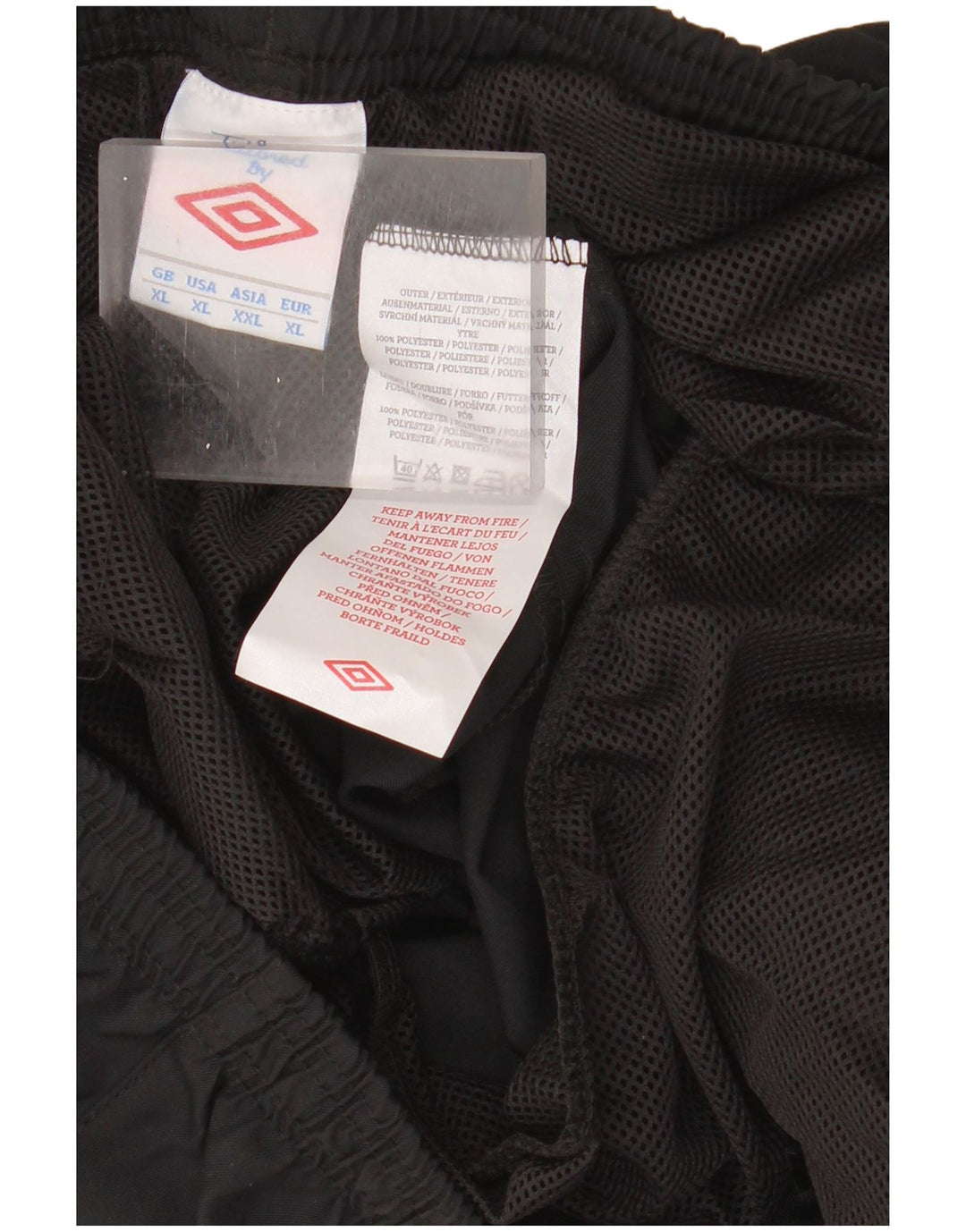 Umbro Herre Sportshorts XL Sort Polyester