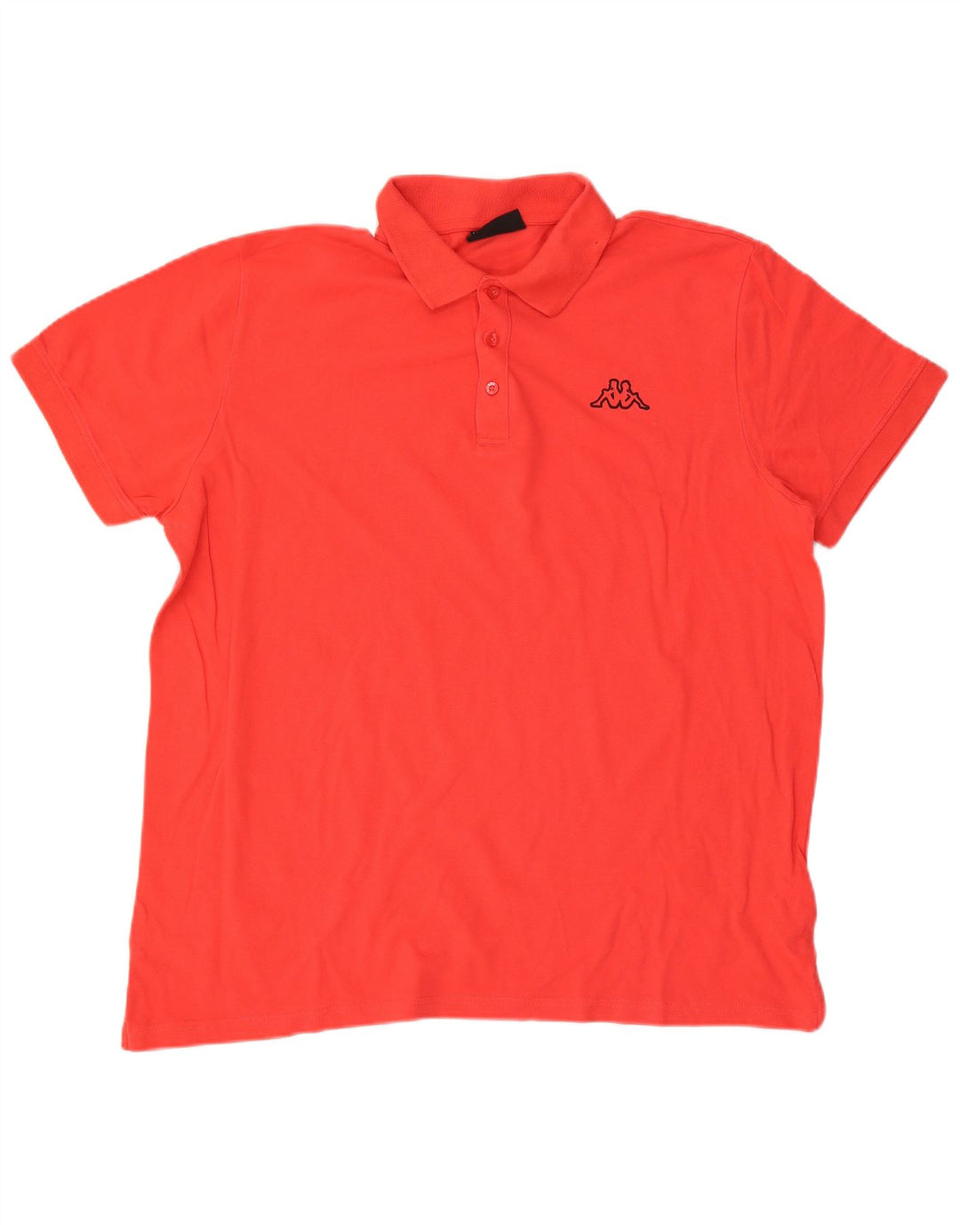 Kappa herre poloshirt 2XL rød bomuld