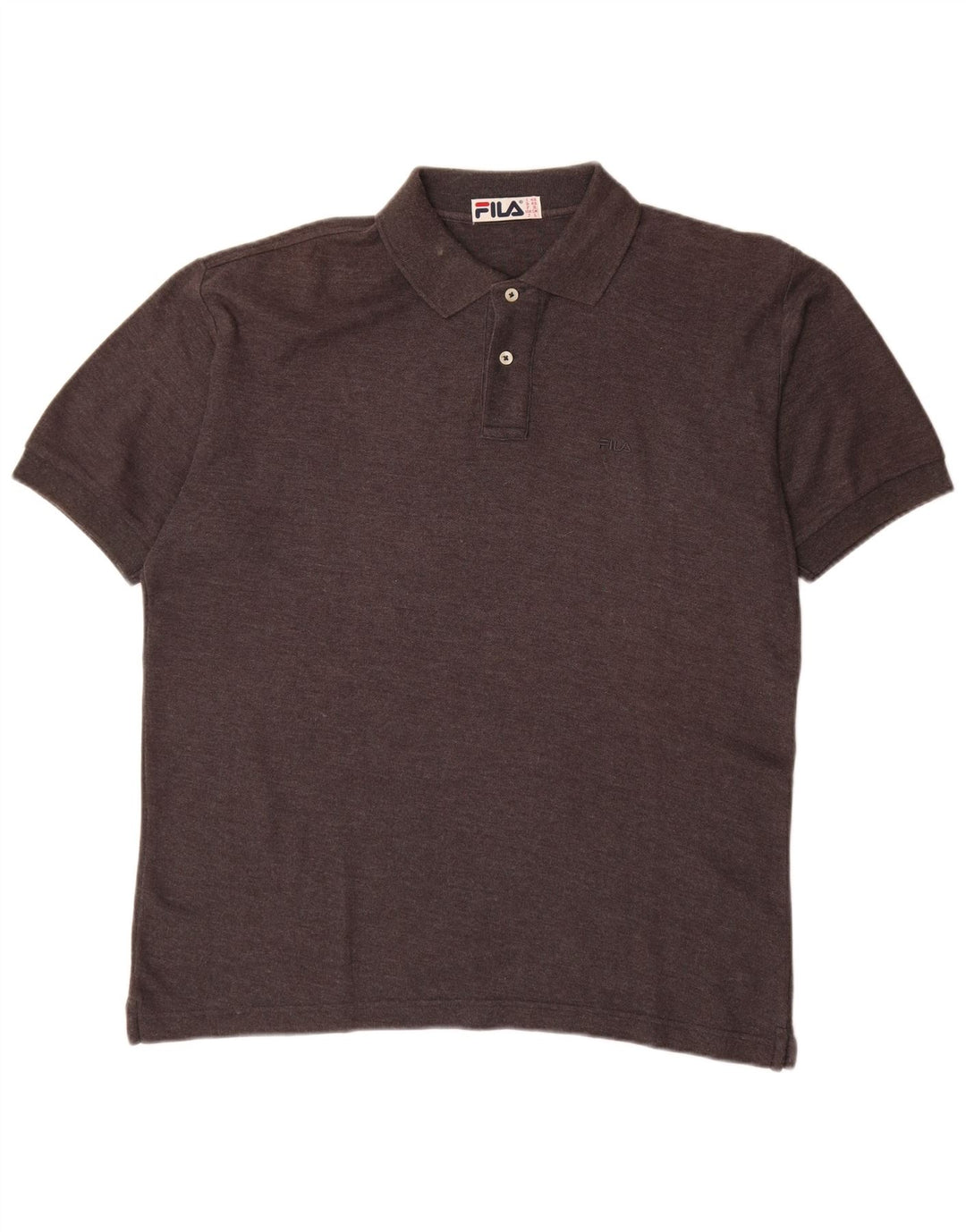 FILA Poloshirt til mænd IT 48 Medium Brun Bomuld