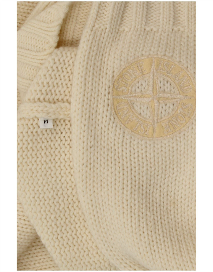 Stone Island Herre V-hals sweater Medium Beige