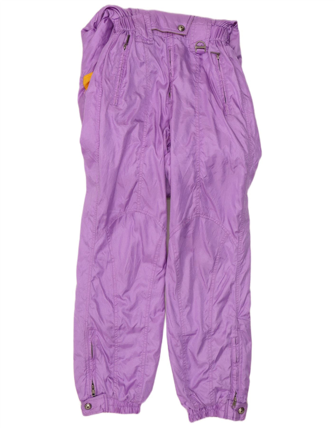 Descente Dame Hætte Ski Jumpsuit EU 38 Medium Lilla Colourblock Nylon