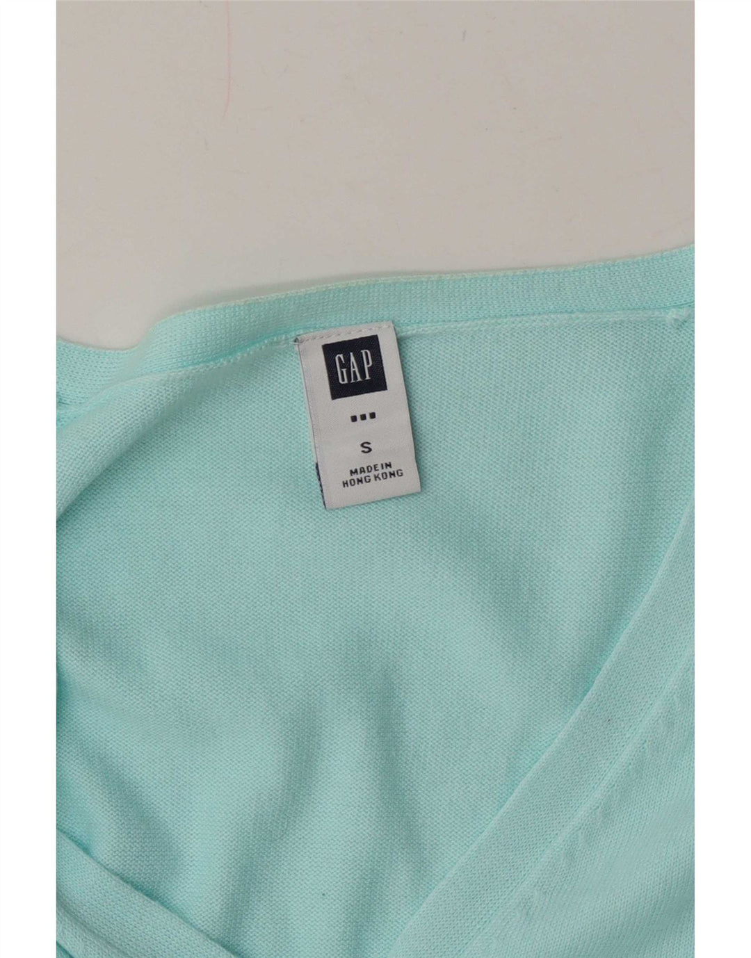 Gap Dame Cardigan Sweater UK 10 Lille turkis bomuld