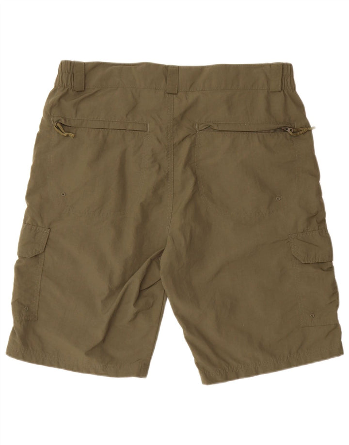 MOUNTAIN WAREHOUSE Herre Cargo Shorts W34 Large Khaki Nylon