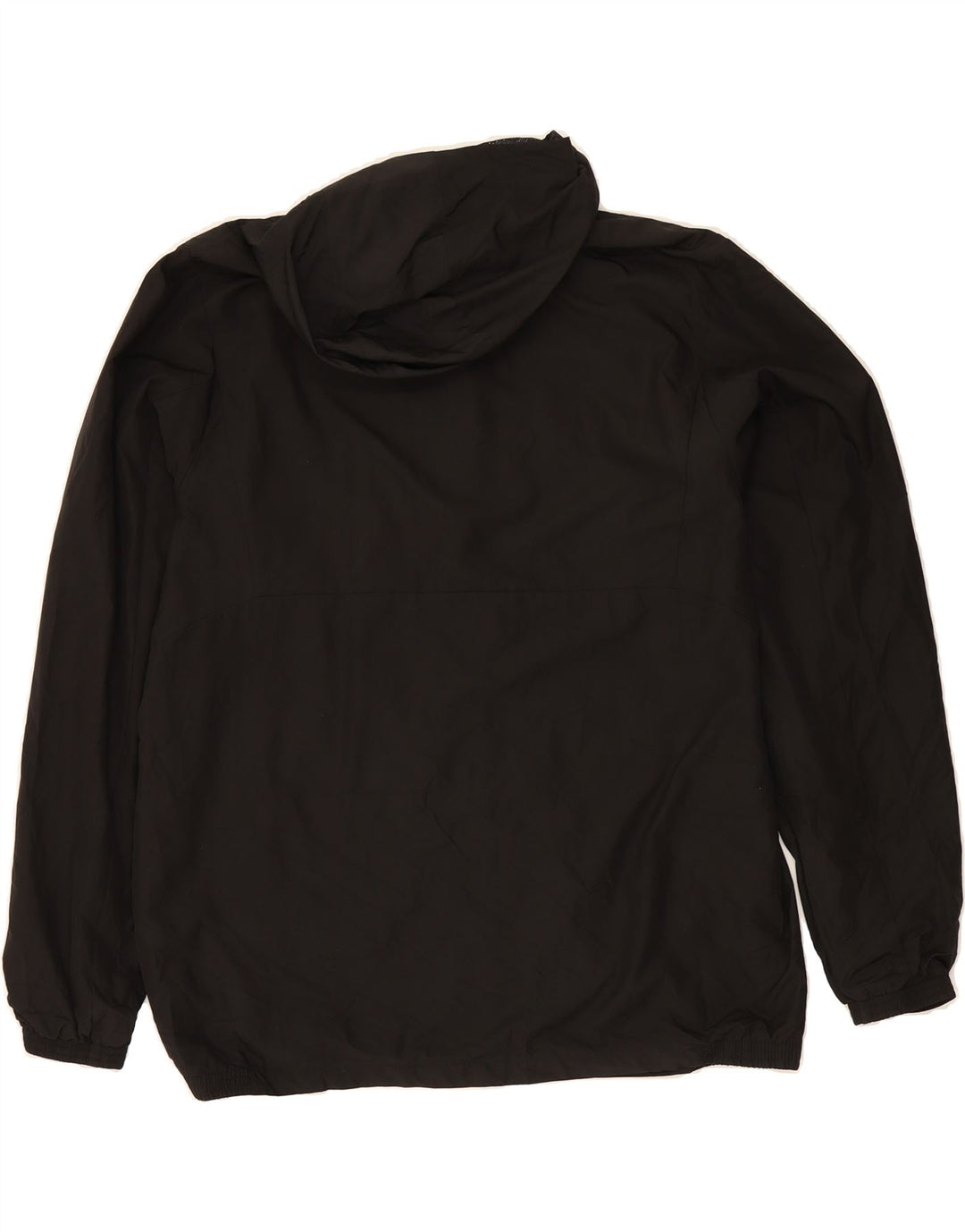 PUMA Mens Hooded Rain Jacket UK 40 Large Black Polyester Vintage Puma and Second-Hand Puma from Messina Hembry 